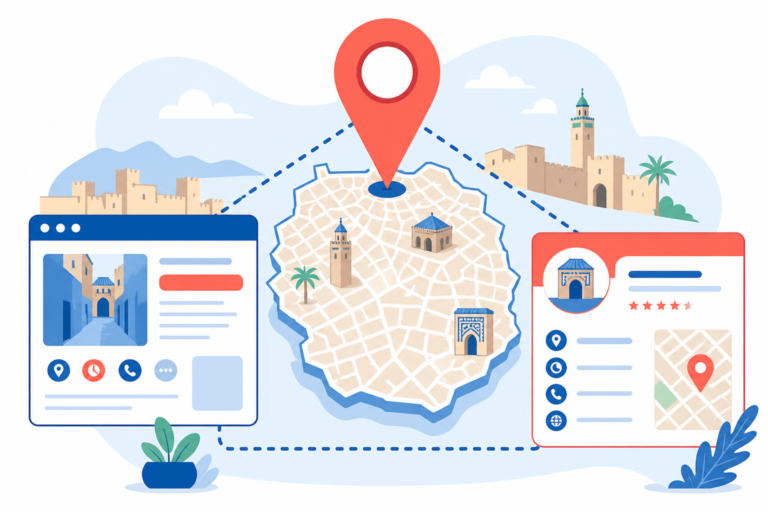 SEO local à Fès : Google Maps + page + annuaire (complémentaires)